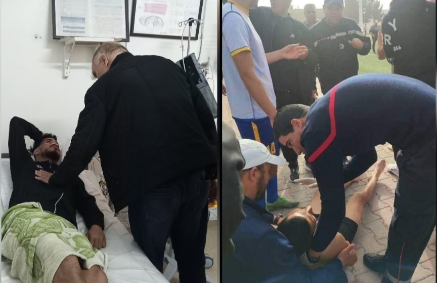 غاز مسيل للدموع و إصابات  في بطولة الهواة